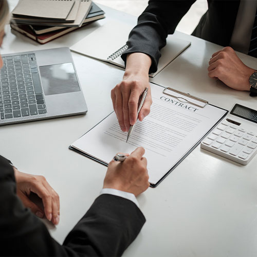 legal consultants notary or justice lawyer discuss