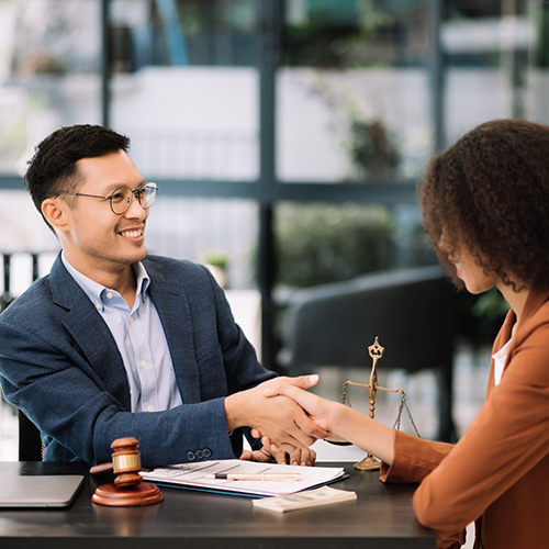 Business team and lawyers discussing contract papers of Claw, advice, legal services
