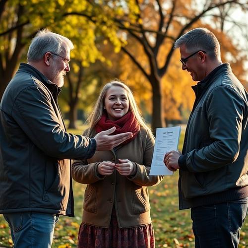 Notary helping with adoption and travel consent forms